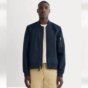 Everlane Uniform Navy Bomber Jacket